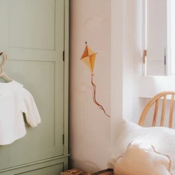 Interiør|Thatsmine That's Mine Wallsticker Kite Small, Ochre Lyserød