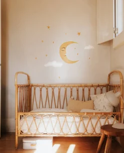 Interiør|Thatsmine That's Mine Wallsticker Moon Lyserød