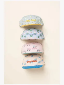 Tilbehør|TheCottonCloud The Cotton Cloud Kasket, Dancing Hearts Lyserød/Blå