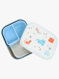 Spisetid|TheCottonCloud The Cotton Cloud Stainless Steel Madkasse, Meowtiful Cats