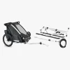 Aktivitetsvogne|Thule Chariot Cross 1 Cykelanhænger inkl. Skisæt, Dark Slate G3