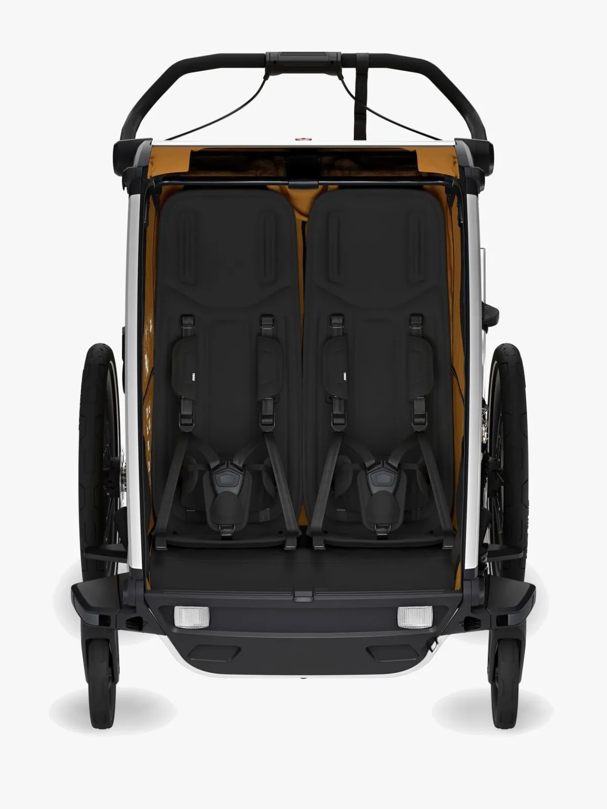 Aktivitetsvogne|Thule Chariot Sport 2 Cykelanhænger, Natural Gold G3 Orange