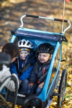 Aktivitetsvogne|Thule Coaster XT Cykelanhænger inkl. Gåturssæt, Blue Blå