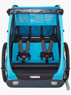 Aktivitetsvogne|Thule Coaster XT Cykelanhænger inkl. Gåturssæt, Blue Blå