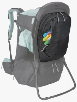 Thule Bæreseler, Strækvikler & Bærestole-Sapling Bærestol inkl. Sejltaske, Black