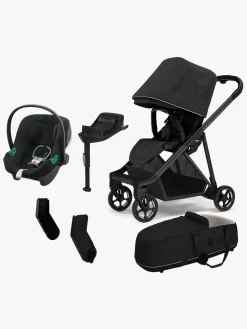 Autostole 0-13 Kg|Vognpakker|Thule Shine Duovogn inkl. Cybex Aton B2 & Base, Black/Black