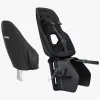 Thule Cykler-Yepp Nexxt 2 Maxi Rack Mount Cykelstol inkl. Regnslag, Midnight Black