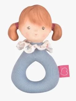 Tikiri Babylegetøj-Teeny Doll Rangle, Blå