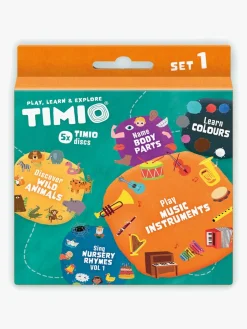 Lærerig Leg|TIMIO Skivepakke 1, Farver Krop & Musik 5-i-1 Flerfarvet