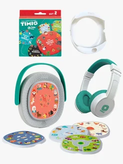 Lærerig Leg|TIMIO Tilbehør og Skivepakke, Tal, Dyr, Former & Frugter