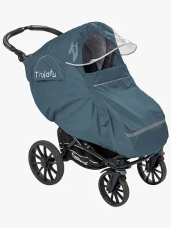 Vogntilbehør|Tinkafu Regnslag m. Skærm, Blå Blå