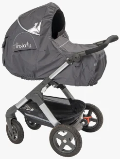 Vogntilbehør|Tinkafu Regnslag m. Skærm, Magic Print Grå