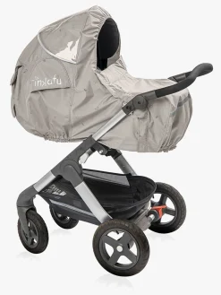 Vogntilbehør|Tinkafu Regnslag med Skærm, Magic Print Beige