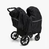 TinyTravel Vogntilbehør-Tiny Travel Dobbelt Regnslag Søskendevogn, Sort