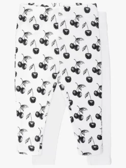 Underdele|TinyTreasure Tiny Treasure Lexi Leggings 2-pak, White Hvid