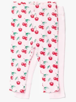 Børn TinyTreasure Underdele-Tiny Treasure Lexi Leggings 2-pak, Pink