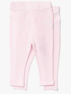 Underdele|TinyTreasure Tiny Treasure Lexi Leggings 2-pak, Pink Lyserød