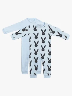 Heldragter|TinyTreasure Tiny Treasure Maxime Heldragt 2-pak, Baby Blue Blå/Sort