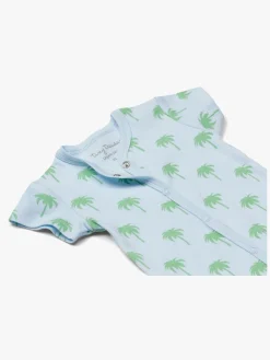 Heldragter|TinyTreasure Tiny Treasure Summer Heldragt 2-pak, Blue/Palm Blå/Hvid