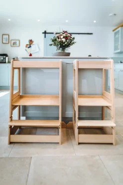 Børn tiSsi Børnemøbler-FELIX Growing Søskende Læringstårn, Beech Natur