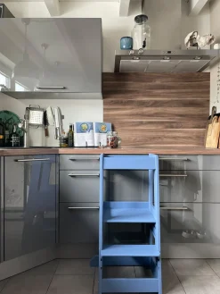 Børn tiSsi Børnemøbler-Læringstårn, Beech Dove Blue