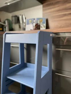 Børn tiSsi Børnemøbler-Læringstårn, Beech Dove Blue