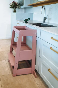 Børnemøbler|tiSsi Læringstårn, Beech Oriental Rose Lyserød