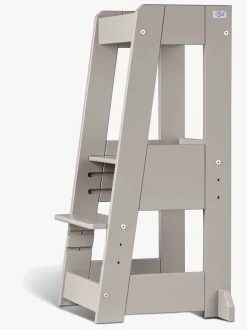 Børnemøbler|tiSsi Læringstårn, Beech Stormy Grey Grå