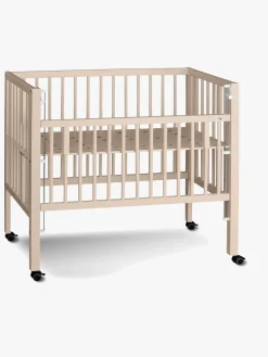 Børnesenge & Tilbehør|tiSsi MAXI Bedside Crib 90x50, Silk Beige