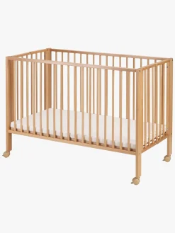 Børn tiSsi Børnesenge & Tilbehør- Sammeklappelig Tremmeseng med Madras,