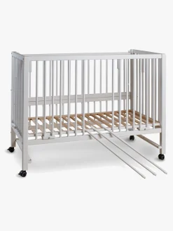 Børn tiSsi Børnesenge & Tilbehør-XXL Bedside Crib HAJO 120x60, Hvid
