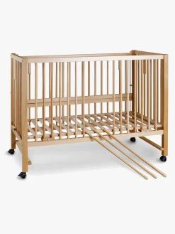 Børnesenge & Tilbehør|tiSsi XXL Bedside Crib HAJO 120x60, Natur