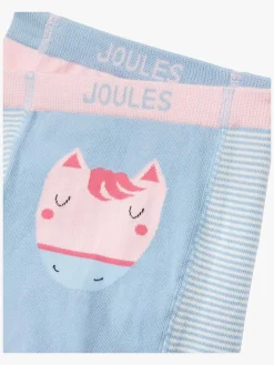 Underdele|TomJoule Tom Joule Lively Leggings 2-pak, Horsbun Lyserød/Blå