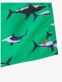 Børn TomJoule Uv & Strand-Tom Joule Ocean Badeshorts, Greenshark