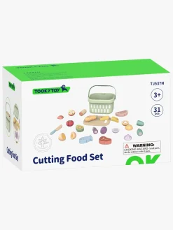 TookyToy Rolleleg-Tooky Toy Cutting Spisesæt, Grøn