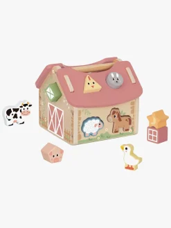 TookyToy Trælegetøj-Tooky Toy Farm House Puttekasse