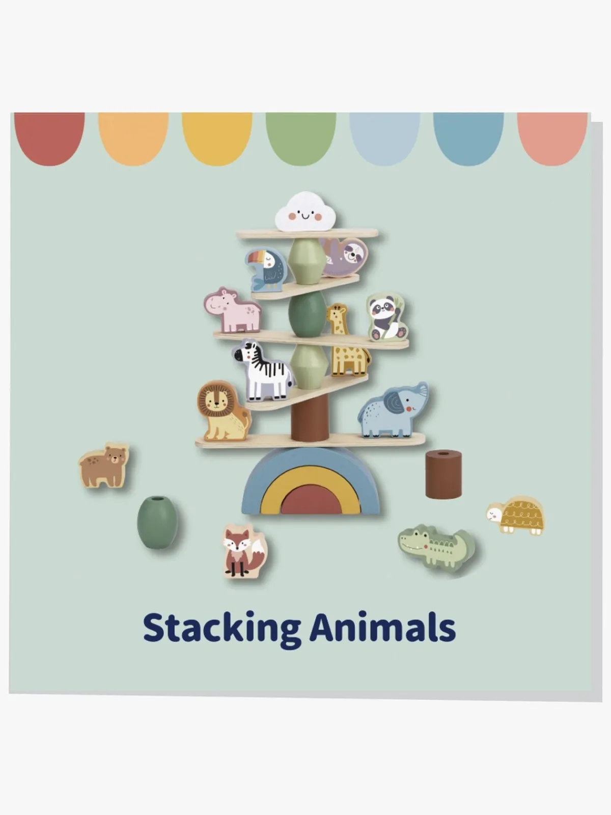 TookyToy Babylegetøj-Tooky Toy Stabledyr