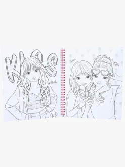 TOPModel Kreativt Legetøj-TOP Model Malebog med Pailletter