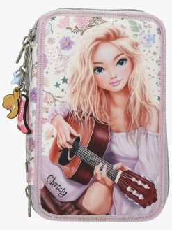 Kreativt Legetøj|TOPModel COWGIRL Penalhus med 3 Rum Lyserød