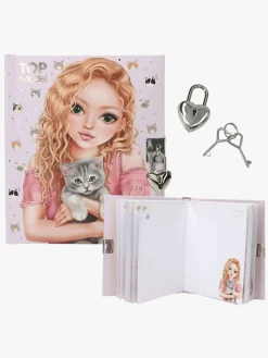 Kreativt Legetøj|TOPModel Dagbog med Hjertelås KITTY Lyserød