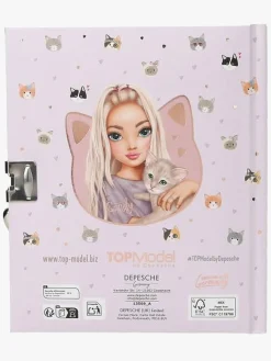 Kreativt Legetøj|TOPModel Dagbog med Hjertelås KITTY Lyserød