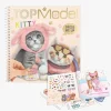 Kreativt Legetøj|TOPModel Dress Me Up Klistermærkebog Kitty