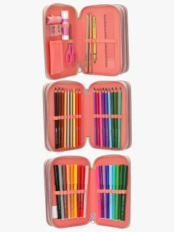 TOPModel Kreativt Legetøj-Penalhus med 3 Rum Girl Power