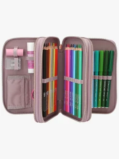 Kreativt Legetøj|TOPModel Penalhus med 3 Rum Viva Violet Lyserød