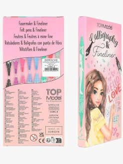 Kreativt Legetøj|TOPModel Skrivesæt 8-pak, Calligraphy & Fineliner