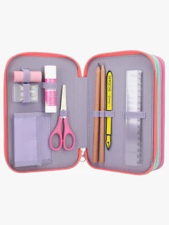 Kreativt Legetøj|TOPModel Tredelt Penalhus Snap Shots Lilla/Flerfarvet