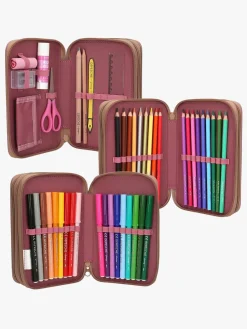 TOPModel Kreativt Legetøj-Tredelt Penalhus Blomstret