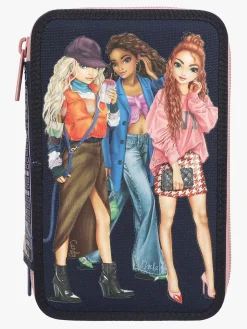 Kreativt Legetøj|TOPModel Tredelt Penalhus City Girls Blå