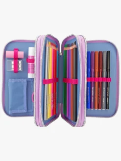 Kreativt Legetøj|TOPModel Tredelt Penalhus Flash Blå