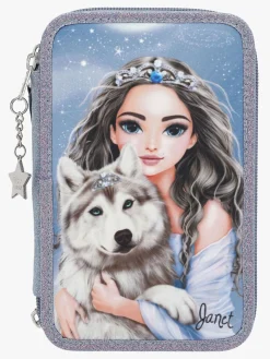 Kreativt Legetøj|TOPModel Tredelt Penalhus Wolf Flerfarvet